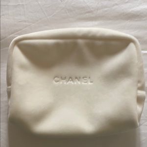 Authentic Chanel Velvet Makeup Bag